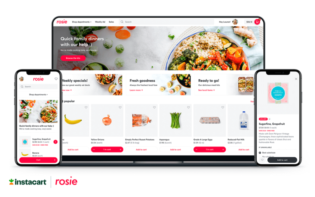 Tech Garden Alum Rosie Acquired by Instacart, Doubling Down on Technology Solutions for Independent-Owned and Locally-Operated Grocers